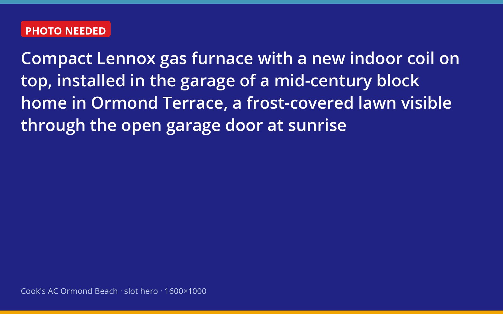 Gas furnace and indoor coil installed in an Ormond Terrace garage on a cold January morning